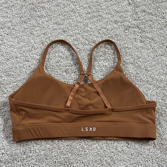 LSKD Women's Tan Sports Bra - L - Picture 1 of 3